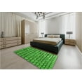 thumbnail image 5 of Ahgly Company Machine Washable Indoor Square Transitional Green Area Rugs, 6' Square, 5 of 7