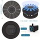 thumbnail image 4 of Enhance Your Outdoor Oasis with Our Solar Powered Water Fountain - 1.5w Pump with 6 Nozzles for Garden, Pond, Pool, and Backyard - Free Standing, Portable, and Floating - Perfect for Bird Bathing, 4 of 5