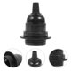 thumbnail image 2 of Lámpara de plástico Bases Adapter E27 / E26 4A Bombilla de luz Soporte de lámpara colgante Tornillo Socket Vintage negro 250V, 2 of 6