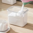 thumbnail image 4 of Airtight Detergent Dispenser With Measuring Cup, Washing Powder Dispenser, 4 of 9