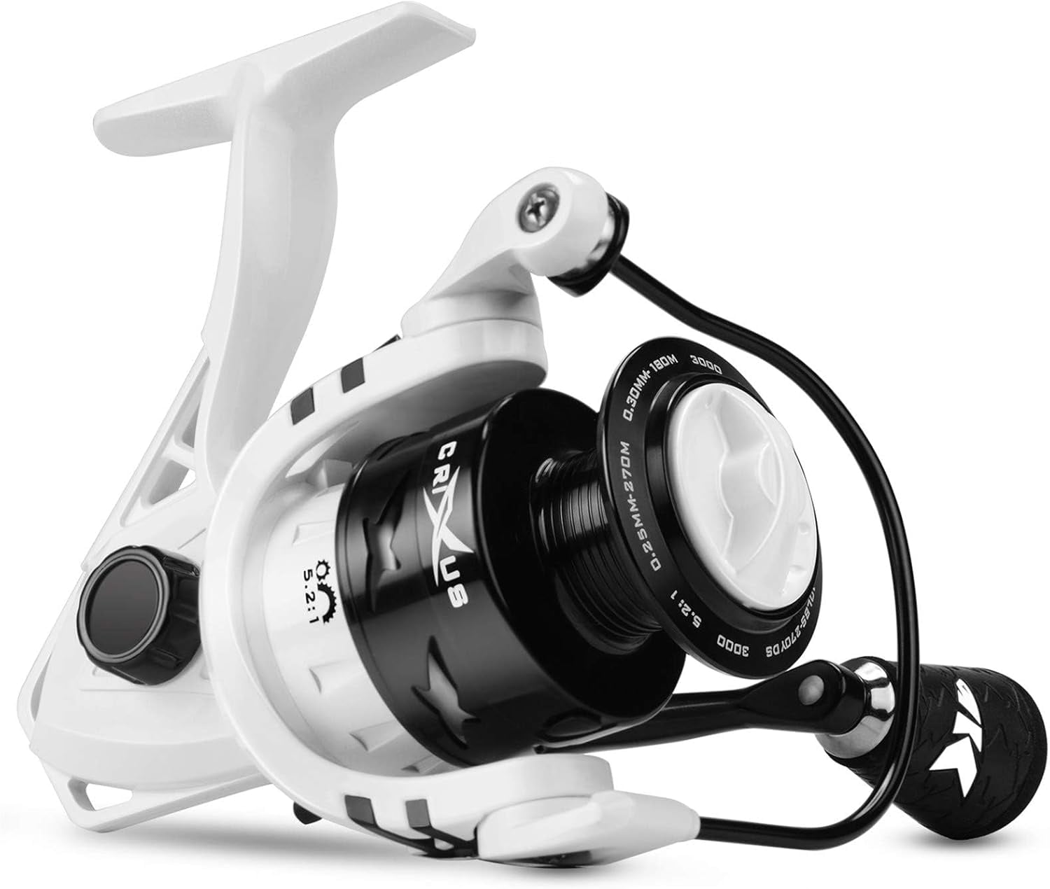 KastKing Spinning Fishing Rod and Reel Combo,Spin-6'0" Medium Light 2000 Reel IM6 Graphite 2Pc Blanks, Zirconium Oxide Rings-Crixus