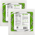 Soeos Square Rice Paper, 22 cm, 34 Sheets, 12 oz (340 g), 2 Packs ...