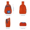 thumbnail image 4 of URSOFINE Color Block Sling Bag - Lightweight Crossbody Chest Bag for Outdoor & Daily Use, 4 of 7