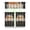 Pumpkin-43, variant on Fall Festival Tier Curtains Set of 3 Pumpkin Pattern Semi-Sheer Kitchen Window Treatment Panels