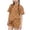 Brown, variant on Cethrio Girls Summer Outfit Sets 2 Piece, Crew Neck Gifts Short Sleeve Kids' Clothing Sets Pink Size 14-16