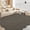 Brown, variant on Imitation Braided Collection-Print 10x13 Area Rug for Living Room Large Washable Rug with Non-Slip Rubber Backing, Non-Shedding Stain Resistant Thin Foldable Carpet - Light Grey