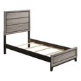 thumbnail image 1 of Coaster Watson Transitional Wood Twin Panel Bed in Light Taupe, 1 of 9