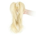 thumbnail image 4 of SAYFUT 14 Inch Short Curly Claw Ponytail Adjustable Messy Style Ponytail Hair Extension with Jaw Claw Pony Tail, 4 of 7