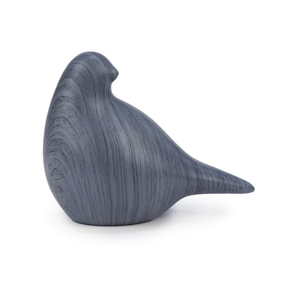 Linen Chest Attitude Ceramic Bird Decor - Grey