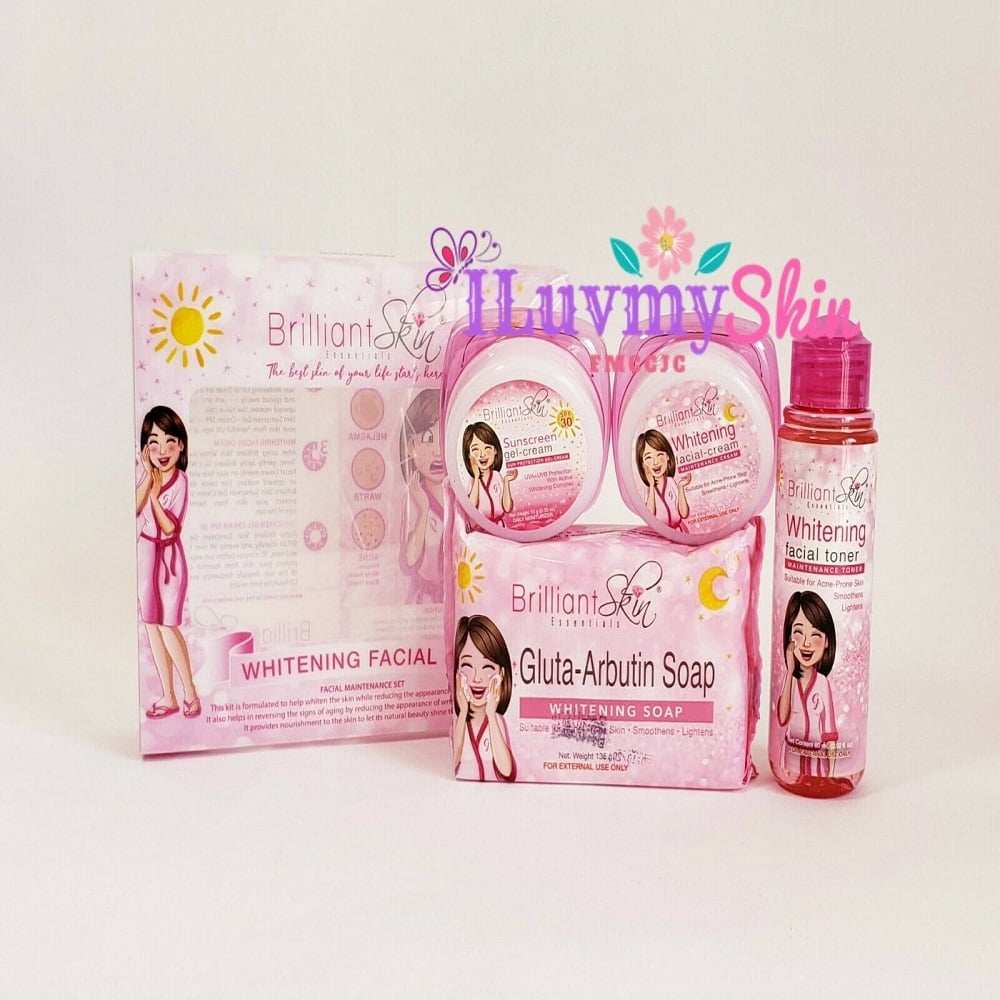 whitening facial set brilliant