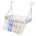thumbnail image 6 of FUEENIRVA Stainless Steel Clothes Drying Rack Drying Rack Clothing Silver 1Set, 6 of 7