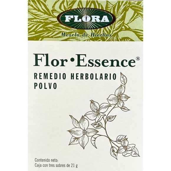 Flor Essence Remedio Herbolario Polvo Flora 3 Sobres de 21 g