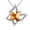 Orange, variant on Oalirro Lady Butterfly Necklace, Exquisite Butterfly Lady Pendant, Birthday Christmas Gift for Wife, Girlfriend and Mother