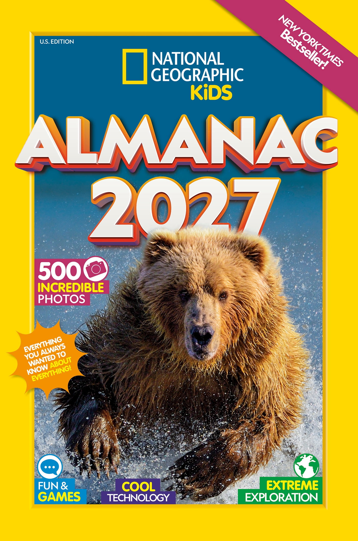 National Geographic Kids Almanac 2026 Paperback Bringing Facts
