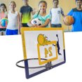thumbnail image 4 of Kids Basketball Hoop Set, Free Punch Black Yellow Indoor Mini Basketball Hoop Set Educational  For Beginners, 4 of 8