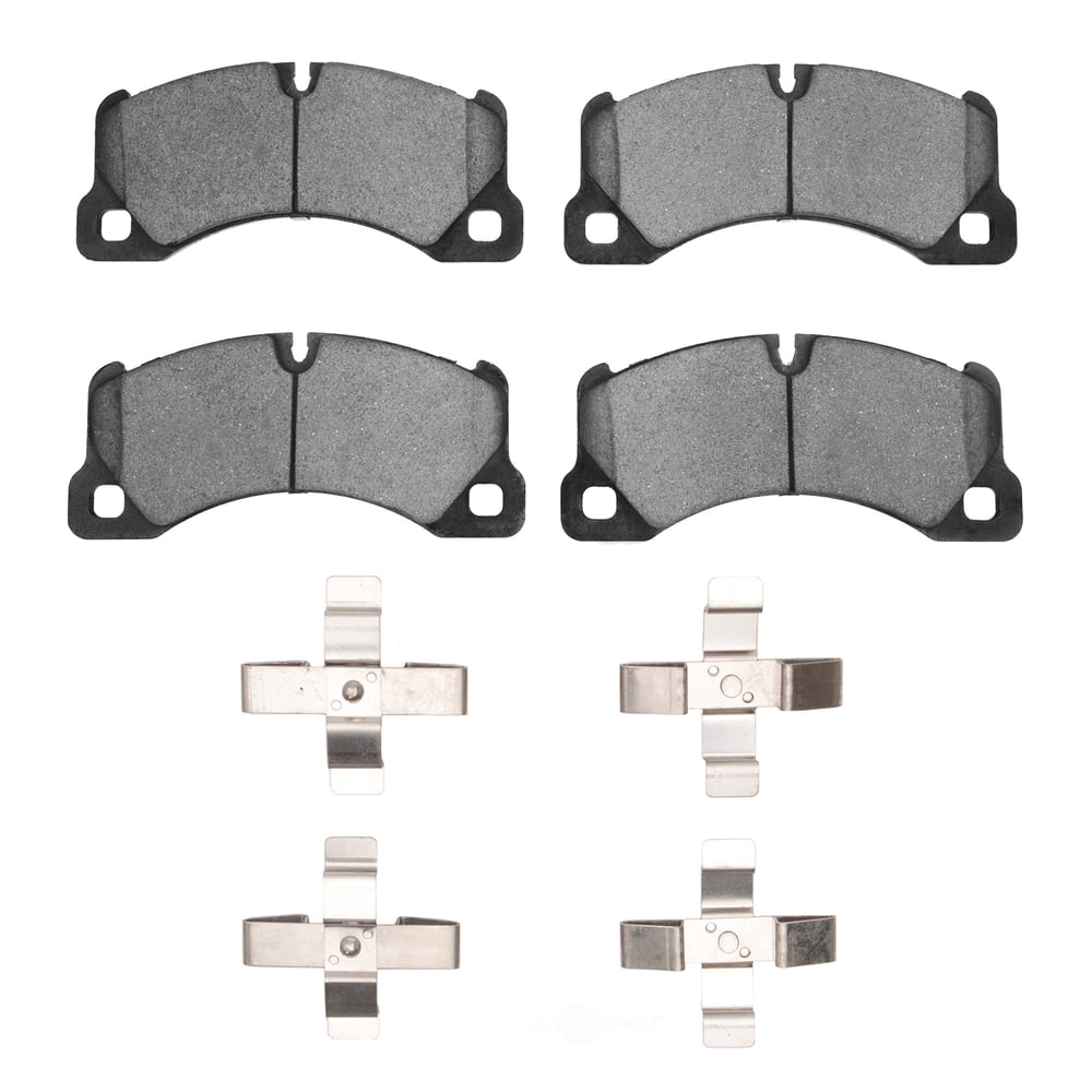 Dynamic Friction Company 1551-1349-01 DFC 5000 Advanced Brake Pads - Low Metallic and Hardware Kit