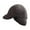 Gray, variant on Men Trapper Hat Versatile Down Hat Bomber Hat Simple Solid Color Accessory