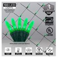 thumbnail image 3 of 100 Green LED Net Lights, 4 x 6 ft Green Wire Outdoor Holiday Bush & Hedge Lighting for Christmas Displays, Grade, 3 of 5