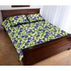 thumbnail image 3 of Juego de cama acolchado con estampado de hojas de arándano, 3 of 5
