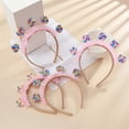 thumbnail image 5 of Children Day Toddler Hairband with Pleated Lace Lollipop Shape Headbands Carnivals Amusement Park Children Hair Hoop, 5 of 8
