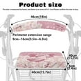 thumbnail image 6 of Jiueut Cherry Axolotl Rollator Seat Cushion Back Bar Cover Set for Women 2 Piece Walker Seat Covers for Seniors Easy to Install Protective Covers for Walker Rollator Seat Covers, 6 of 7