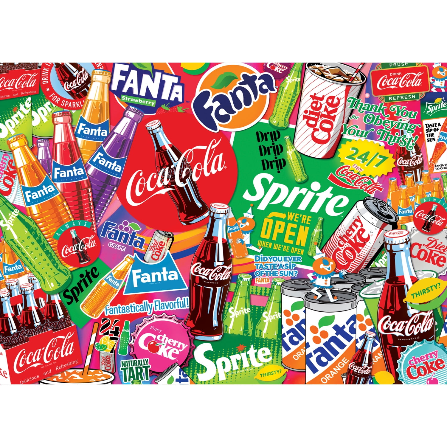 MasterPieces Coca-Cola Diner 1000 Piece Jigsaw Puzzle, 19.25