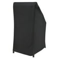 thumbnail image 6 of Modern Leisure Black Diamond Stackable/High Back Patio Chair Cover, Waterproof, 27"L X 27"W X 49"H, Black, 2 Pack, 6 of 13