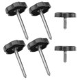 thumbnail image 1 of Soft Top Window Frame Door Surround Knob Screw With Pin For Wrangler Jk 4-door 2007-2018 (4 Long +2, 1 of 5