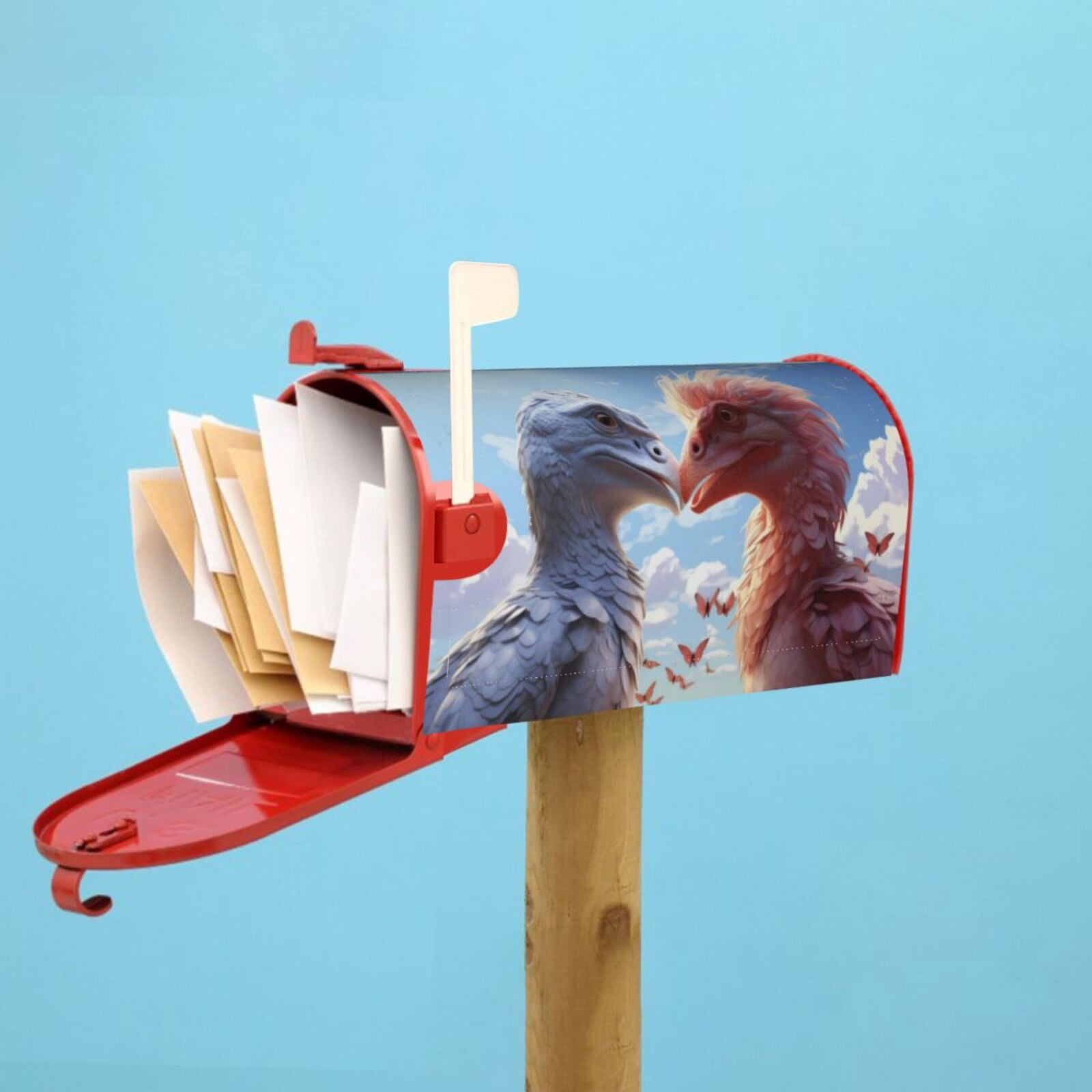 Kdxio Magnetic Mailbox Cover 21x18 in Mailbox Cover Outdoor Decoration Holiday Mailbox Covers for Home Garden Yard-21x18 in