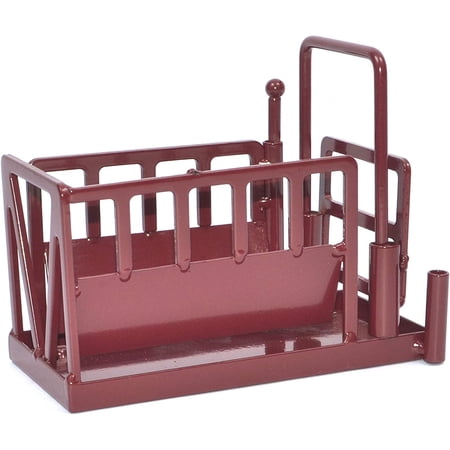 Little Buster Toys Cattle Squeeze Chute – Red; 1/16th Scale