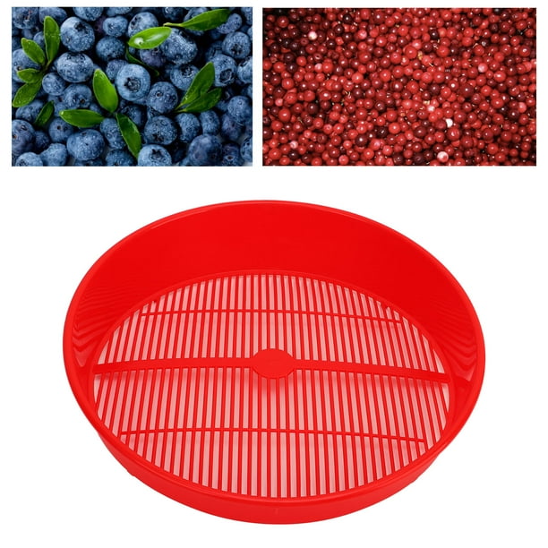 Tamiz de arándanos tamiz de lavado de frutas de plástico rojo reutilizable limpieza eficiente para el hogar ANGGREK Otros