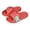 Red, variant on CYRBOKO Slippers for Boys, Cozy Indoor Open Toes All Season Non-Slip Kids Slippers White Size 1-1.5 (Big Kids)