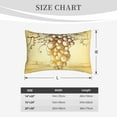 thumbnail image 4 of Uemuo Bunch of Grapes Print Throw Pillow Case – Cozy & Soft Cushion Cover, Hypoallergenic Pillow Case for Sleeping, Perfect for Women with Envelope Closure-14"x20", 4 of 6