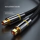 thumbnail image 1 of Cable de Audio Óptico Digital de 2 M, Cable de Salida para Amplificador, Altavoz, Cable de Conexión de Fibra Óptica de 5.1 Canales, Nailon, 1 of 5