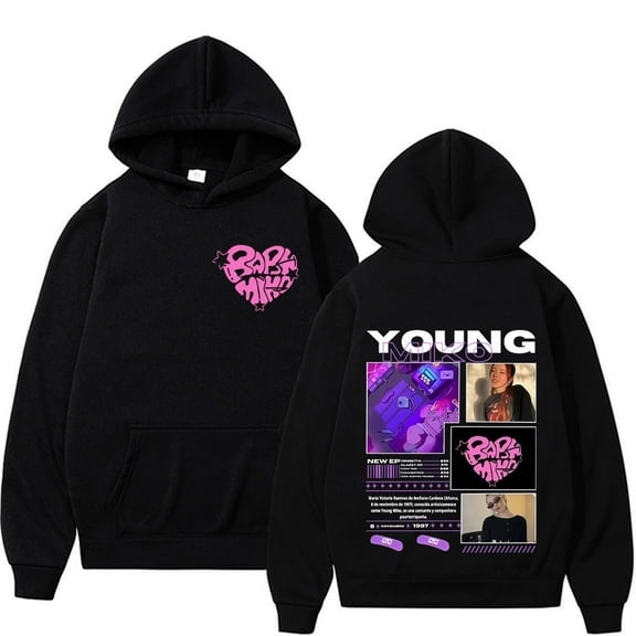 Young Miko Inspired Baby Miko Tour 2025 Graphic Hoodie - Unisex Oversized Vintage Long Sleeve Hip Hop Fall/Winter