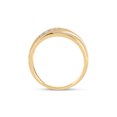 thumbnail image 3 of 14kt Yellow Gold Mens Round Diamond Band Ring 1/4 Cttw, 3 of 4