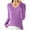 Purple, variant on Winter Clothes Fall Outfits Sweaters Sweatshirt for Women Solid Color Knitted Casual Long-Sleeved Crew-Neck Top