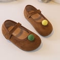thumbnail image 4 of DeHolifer Mary Janes Shoes for Girls Round Toe Cute Strap Ballet Comfy Walking Casual Dressy Shoes, 4 of 6