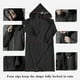 thumbnail image 4 of Poncho De Equitación Eva Impermeable De Cuerpo Completo Senderismo Insípido Y Mochila Larga Para Adultos Chubasquero Multifuncional Suave Con Capucha Para Días De Lluvia Al Aire Libre Serendint HA017044-00, 4 of 6