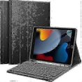 thumbnail image 1 of Keyboard For Ipad 9th Generation 2021/ipad 8th 2020/ipad 7th 2019 10.2 Inch - Wireless Bluetooth Azerty Keyboard, Soft Back Shell Cover With Stylus St, 1 of 1