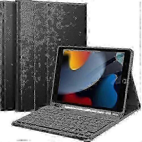 Keyboard For Ipad 9th Generation 2021/ipad 8th 2020/ipad 7th 2019 10.2 Inch - Wireless Bluetooth Azerty Keyboard, Soft Back Shell Cover With Stylus St