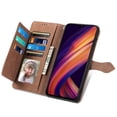 thumbnail image 4 of SYITOOCK Phone Case for Samsung Galaxy A25 5G, Shockproof PU Leather Wallet Case with Card Slots Anti-Scratch Stand Magnetic Flip Zipper Pocket Cover for Samsung Galaxy A25 5G, Brown, 4 of 6