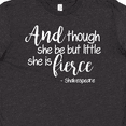 thumbnail image 4 of Inktastic Though She Be but Little She is Fierce Quote Shakespeare Youth T-Shirt, 4 of 5