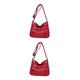 thumbnail image 3 of Jumpingount Ladies Cross Body Bag Soft PU Shoulder with Strap Long Handbag Leather Rojo 2Conjunto, 3 of 6
