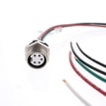 thumbnail image 2 of Hubbell HRMS05802 MiniQuick Female Receptacle 4P5W Straight QuickConnect 14AWG, 2 of 3