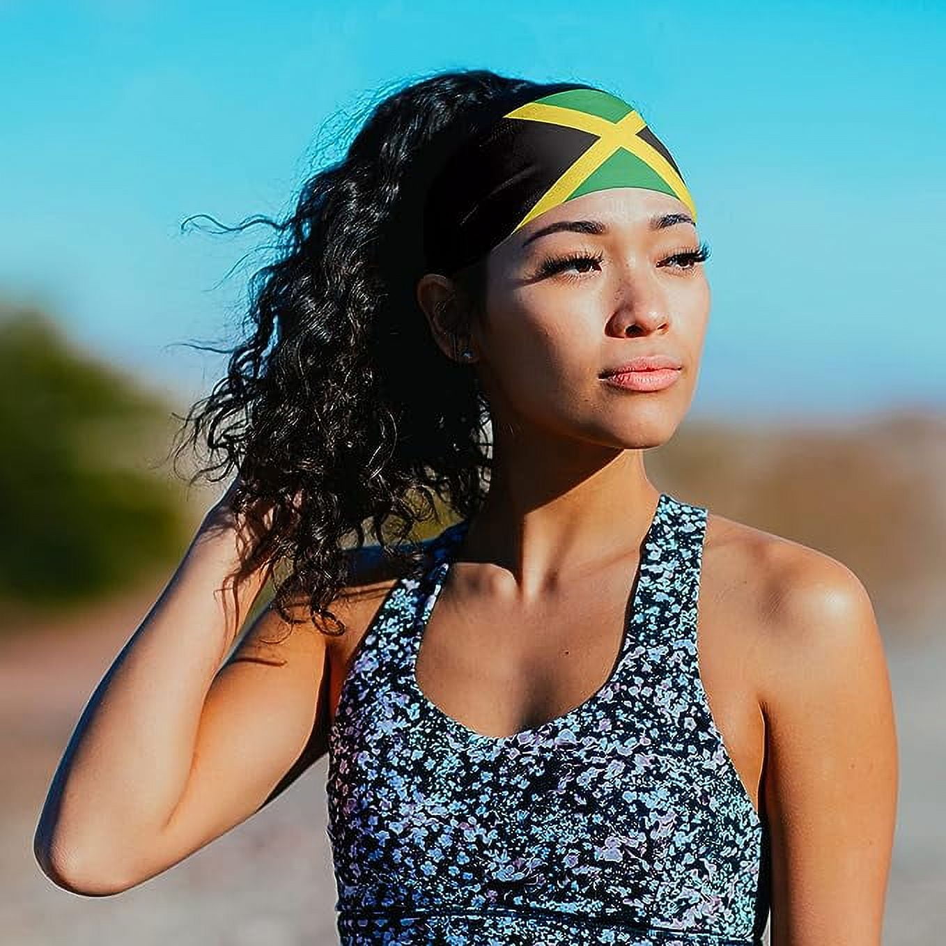Suddora Country Flag Headbands, Wide Headbands with National
