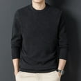 thumbnail image 3 of Men's Autumn/Winter 450g Pure Wool Round Neck Warm Sweater, 3 of 9