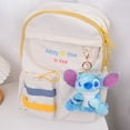 thumbnail image 3 of Disney-llavero de felpa con colgante de Stitch, muñeco Kawaii, juguetes de peluche suaves, llavero de mochila de Anime, decoración de mochila escolar, regalo de cumpleaños, 3 of 5