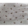 thumbnail image 4 of oneOone Tissu Viscose Georgette Point & Visage Chien Imprimé Tissu d'Artisanat BTY 42 Pouces de Large, 4 of 4