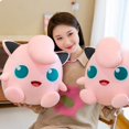 thumbnail image 3 of Peluche de Pokémon Jigglypuff rosa de 30/40/50/60 cm, dibujos animados de Anime, almohada para dormir, muñecos de peluche suaves Kawaii para niñas, regalos para niños, 3 of 5